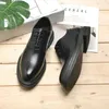 Chaussures habillées Mens Oxfords Business Office Point Brun Brown Lace-Up Mend Foral Wedding 569