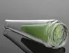Tubos de fumantes Acessório de vidro colorido de pico com tampa de carboidrato/quartzo inserir 4 cores substituição, fornecendo filtração e resfriamento para plataformas dab bongs de água