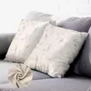 Pillow Feste Farbe Holl￤ndischer Samtbronzing -Abdeckung Heimsofa Hanging Stuhl Autositz ohne Kern