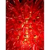 Pragas de design américain européen Light LED Éclairage à lad à main Blown Verre lustre Light Bar Lobby Coffee Shop Art Decor Murano Style Glass Chandeliers LR672