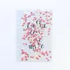 Domikee Creative Cute Decoration -pailletten binnenzakken ingesteld voor 6 holes binder planner Diary Notebooks A5A6