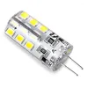 10шт/лот 5W G4 Светодиодная лампа DC12V SMD 2835 Белый/теплый белый свет 360 градусов