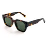 Новые солнцезащитные очки для дизайна моды 018 Классические квадратные рамки Простые и популярные стиль Универсальные открытые защитные очки UV400