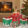 Cadeau cadeau 3pcs boîte décorative motifs de bonhomme de neige ornement de Noël