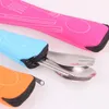 Dinnerware Sets Portable Tableware Bag Cutlery Storage Travel Packaging Box Picnic Fork Spoon Knife Pouch Supplies