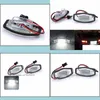 Autobirnen 2pcs/Los Fehler weiße LED -Nummer Nummernschild Lichtlampe für Honda Civic City Legend Accord DOPP 2022 Mobiles Moto Dhxt2