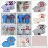 Movie Mitchell och Ness Baseball Jersey Vintage 30 Orlando Cepeda Jersey 51 Willie McGee 37 Keith Hernandez 45 Bob Gibson Sedd