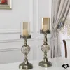 Candle Holders Metal Holder for Tealight Chwła dekoracje Candlestick Vintage Stand Modern
