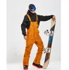 Skifahren Hosen Schneeanzug Strap Wasserdicht Atmungsaktiv Warme Ski Männliche Reine Farbe Hose Im Winter