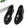 Chaussures habillées Mens Oxfords Business Office Point Brun Brown Lace-Up Mend Foral Wedding 569