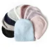 Beanieskull Caps Visrover 10 Colorways Rabbit Fur Lurex Winter Hat Solid Color Autumn Beanies Matched Warm Soft Bonnet Skullies Gift 221024