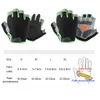 Gants de cyclisme Silicone Anti-dérapant Anti-transpiration Hommes Femmes Demi Doigt Respirant Anti-choc Sport Vélo Bicyc Gant D40 L221024