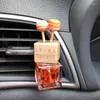 Interior Decorations 1Pc Car Air Freshener Scent Bottle With Clip Ornament Essential Oil Diffuser Fragrance Hanging Empty Accessories