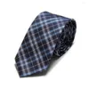 Bow Ties 2022 Skinny For Men Neck Tie Slim Plaid Slips 6 cm bredd Tillbehör