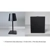 Lampade da tavolo Lampada a LED Scrivania senza fili Lampada da lettura moderna USB Ricaricabile Comodino Notte Decorazione domestica