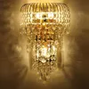 Modern Crystal Wall Lamp TV Background Egg Bedside Bedside Corredor Luxury SCENCE SOLE LUZLITURES DE SALA