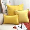 Pillow 60x60 CM Fashion Soild Color Light Pink Luxury Pillowcase Suede Cover Case For Sofa