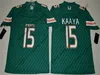 Ncaa Miami Hurricanes Football Jersey 5 Andre Johnson 15 Brad Kaaya 20 Ed Reed 26 Sean Taylor Jersey