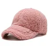 Gorras de béisbol Gorra de béisbol de invierno para mujer Teddy Fleece Thicked Fashion Warm Hat Gorras de felpa Hip Hop Gorras de camionero de hueso Gorras Hombre L221022