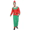 Stage Wear EraSpooky 2019 Christmas Workshop Elf Cosplay Kids Santa Claus Helper Come Adult Family Combating Rous