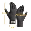 Gants de cyclisme Bicyc tricoté doigt complet pour hommes femmes hiver écran chaud thermique grande taille épaisseur vélo L221024