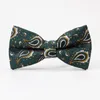 Bow Ties 2022 Men's Tie Cashew Flower Polyester Dress Bowtie Men Tuxedo Groom Wedding Bowknot Cravat Custom Logo