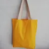 Shopping Bags 500pcs/lot Women Tote Canvas Handbags Reusable Cotton Fabric Grocery High Capacity Bag Printed Your Own
