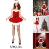 Stage Wear Miss Claus Dress Suit Vrouwen Kerstfeestjurk Sexy Santa Outfits Hoodie Santa Claus Sweetie Cosplay komt T220901