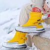 Botas Invierno Mujer Multicolor Nieve Engrosada Cálida Y Antideslizante Parejas Felpa Impermeable Zapatos Casuales 221022