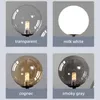 Chandeliers LED Chandelier For Living Dining Room Kitchen Table Bar Bedroom Ceiling Pendant Lamp Glass Ball Modern Design Hanging Light G9