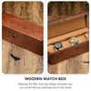 Cajas para relojes, 1 pieza, organizador marrón clásico, caja de madera, contenedor, caja de regalo