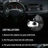 Shift Knob Pqy - Car 5 Speed Gear Head Shift Knob Mt Handball For Mitsubishi Lancer Ex Evo Gts Asx V3 V5 V6 Parts Accessories Pqy-91 Dhv8W