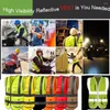 Motorcycle Apparel Multi Pockets Black Reflective Safety Vest With High Visibility Sliver Strip For Men And Women Bike Custom Logo Female