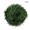 D￩corations de No￫l 5,5 m / 5,2 m de d￩coration de pin pour la maison Green Iron Garland Couronne de couronne artificielle de No￫l arbre rotin ornement de suspension