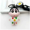 Keychains Creative gift lovely crayon small key car pendant backpack couple ground push