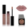 Lipgloss 24 kleuren fluweel mat waterdichte naakt vloeibare lippenstiften langdurige hydraterende bruine sexy tint make -up cosmetica