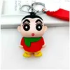 Keychains Creative gift lovely crayon small key car pendant backpack couple ground push