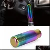 Ручка сдвига новая ручка передач новой гоночной смены для Honda Acura M10x1.5 Black Neo Chrome Titanium PQY-05 Drop Delivery 2022 Мобильные мотор DHSGL DHSGL