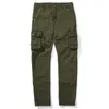 Pantaloni da uomo LUKER CMSS 2022 Mens Cargo Army Green Cotton Pantaloni lunghi da uomo di alta qualità Slim Fit Tasca da uomo 3707