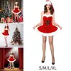 Stage Wear Miss Claus Dress Suit Vrouwen Kerstfeestjurk Sexy Santa Outfits Hoodie Santa Claus Sweetie Cosplay komt T220901