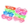 Gafas de iluminación para niños Led Rave Toy Flash Butterfly Star Heart Shapes Shade Shade Color Cambio de color Vacaciones navideños3197263