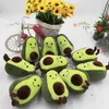 New Plush Keychain avocado key chain school bag pendant doll children's birthday gift D29