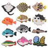 MOQ 20Pcs PVC Deep Sea Fish Shoe Charms Sandals Shoes Decoration Hole Slipper Accessories Ornaments