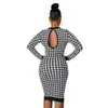 Women Sweater Dresses Designers Plus Size Clothes 2022 Fashion Slim Long Sleeve Casual Loose Dress