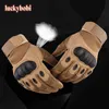 Cycling Gloves Touchscreen Motorcyc Artificial ather Hard Knuck Full Finger Protective Gear Racing Biker Riding Moto Motocross L221024