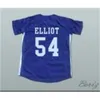 Minanser Chunichi Dragons Jack Elliot Mr. Baseball Movie Jersey 54 Mens All Stitched Jerseys Navy Blue White S-3XL Fast Shipping