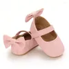 Primi camminatori Scarpe da bambino Ragazze PU Principessa Confortevole Suola in gomma morbida Antiscivolo Camminatore per bambini Moda Casual