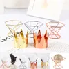 Decorative Figurines Metal Rack Display Stand For Crystal Ball Ores Agate Rocks Stones Decor Rock Seashells Geode Shelf Crystals Holder