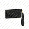 Ladies Fashion Casual Designer Luxury Clutch Sack Держатель кредитных карт монета кошелек ключ кошелек высококачественный топ 5A M63298