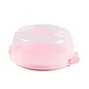 Storage Bottles Plastic Cake Box Portable Waterproof Handheld Carrying Package Container Travel Birthday Wedding Party Case